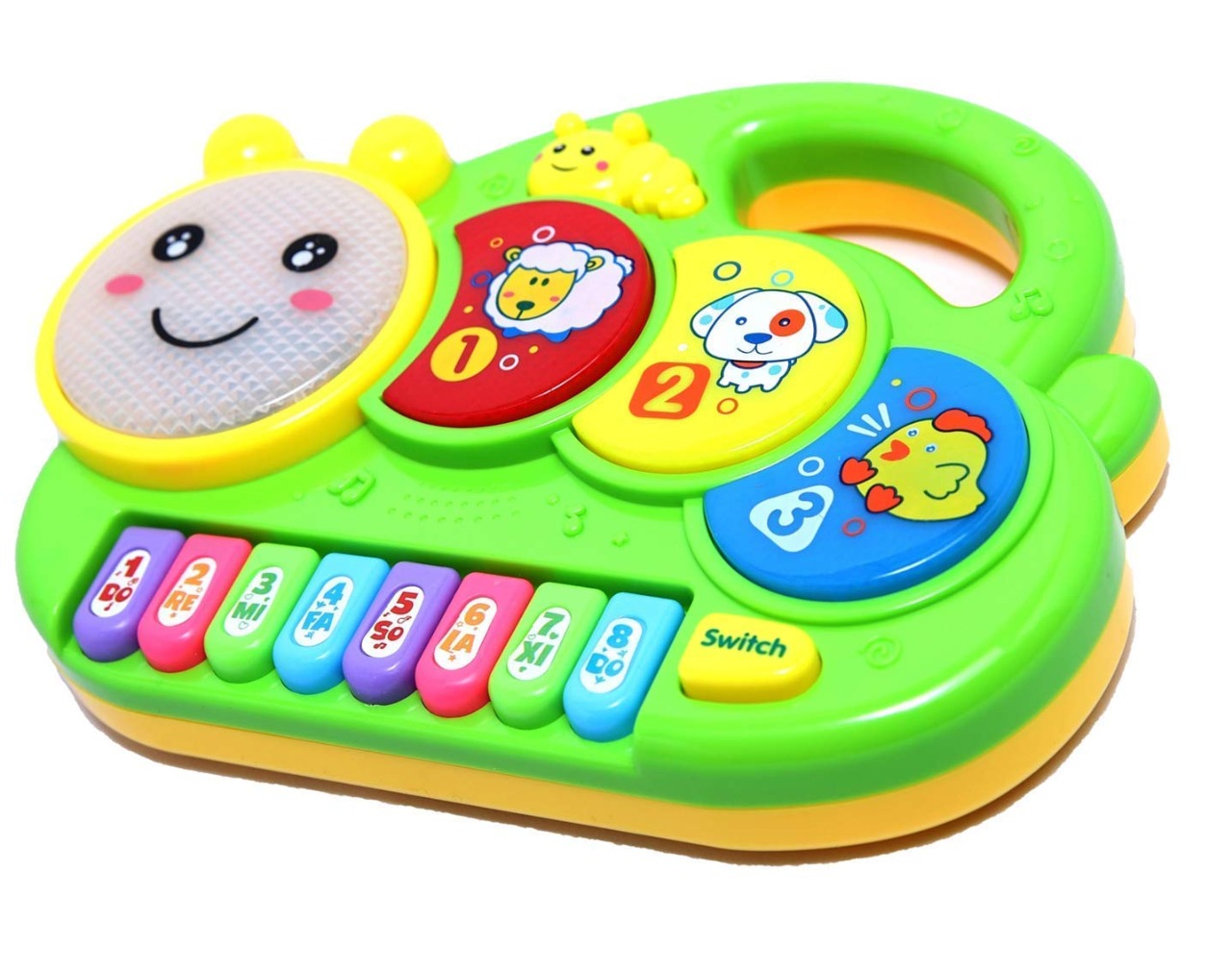 VGRASSP Happy Caterpillar Piano Musical Toys