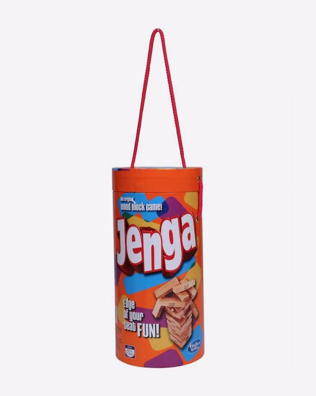 HASBRO Jenga Tube Pack with Hardwood Blocks for kids