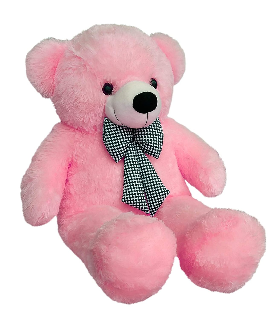 Webby 3 Feet Huggable Teddy Bear with Neck Bow