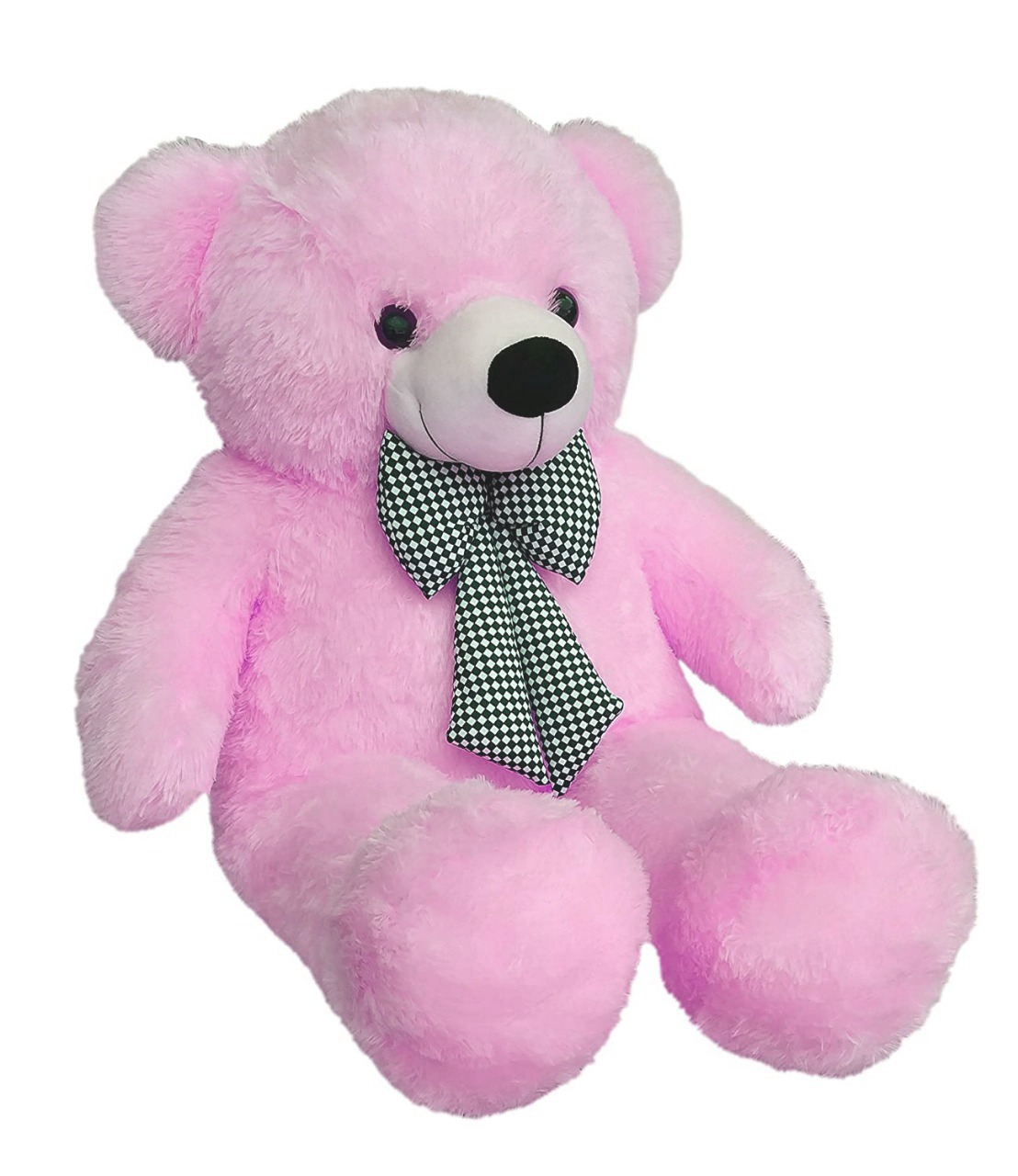 Webby 3 Feet Huggable Teddy Bear with Neck Bow