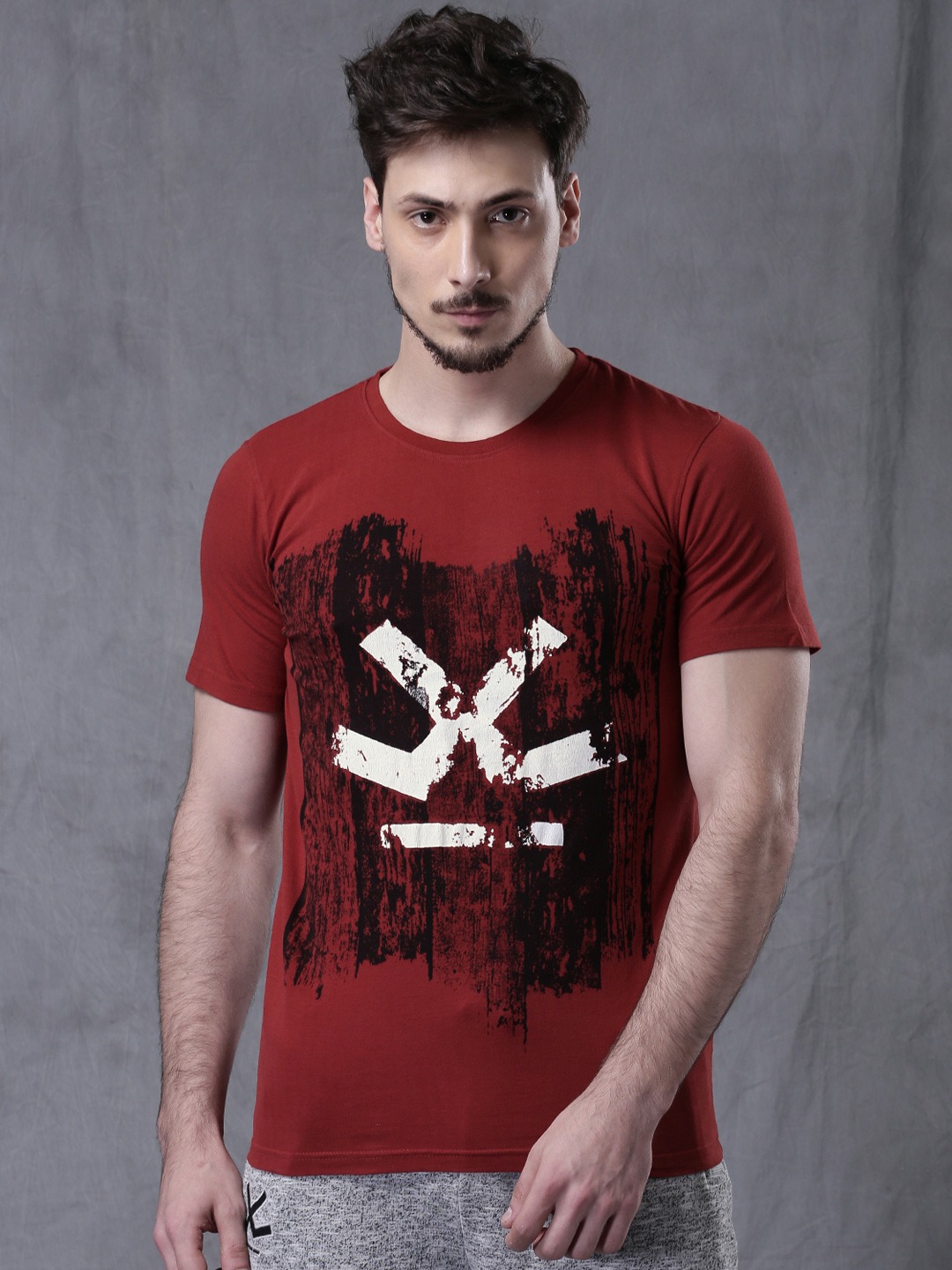 WROGN Men Graphic Printed Cotton T-shirt