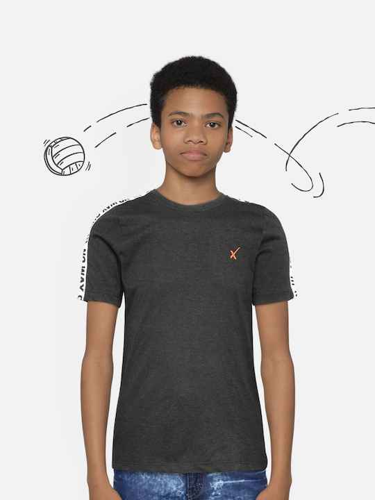 HRX by Hrithik Roshan Boys Solid Bio Wash Lifestyle Tshirts