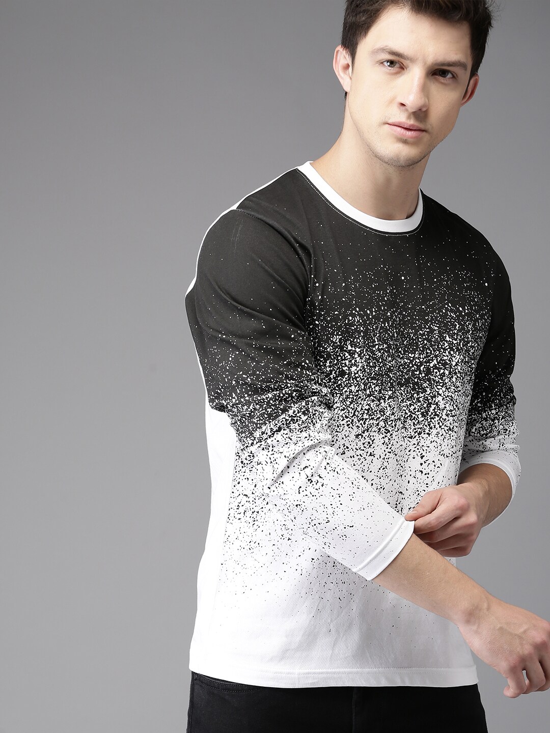 Moda Rapido Men Printed Round Neck T-shirt