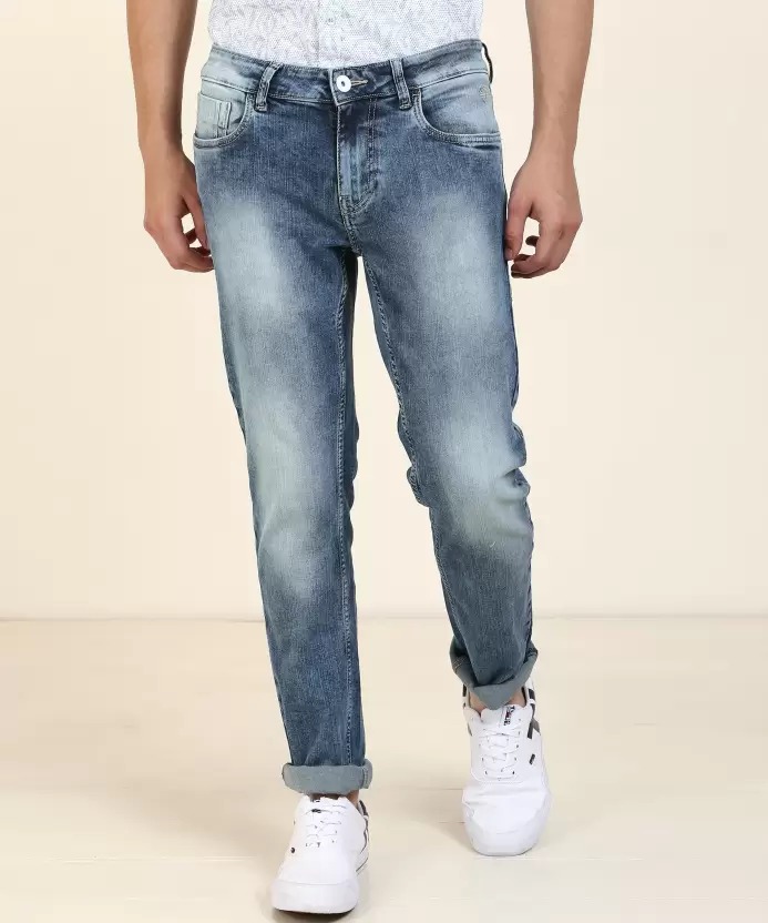 FLYING MACHINE Tapered Fit Men Blue Jeans