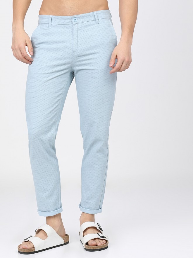 Ketch Men Ballad Blue Slim Fit Chinos Trouser