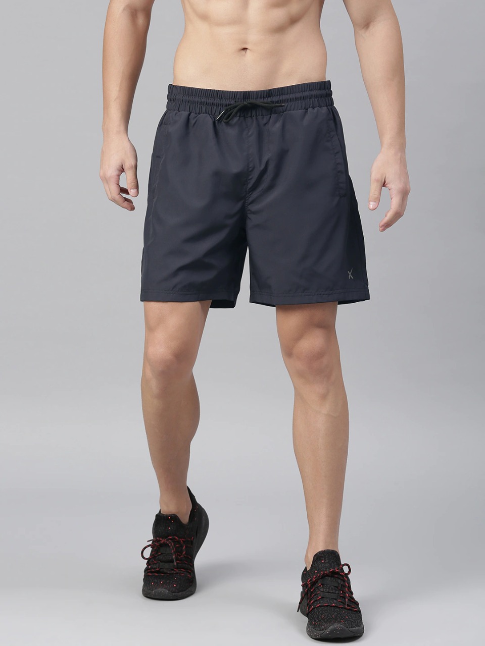 HRX Men Solid Rapid Dry Woven Sports Shorts