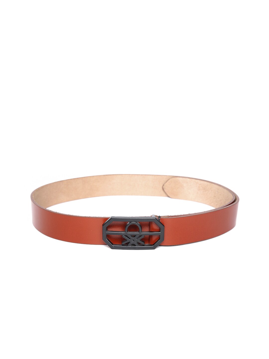 United Colors of Benetton Men Solid Leather Belt