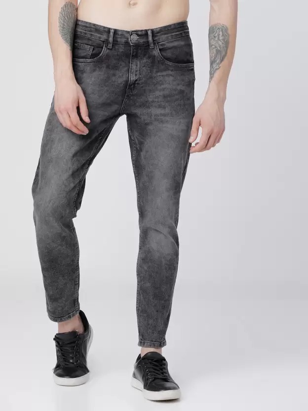 HIGHLANDER Tapered Fit Men Grey Jeans