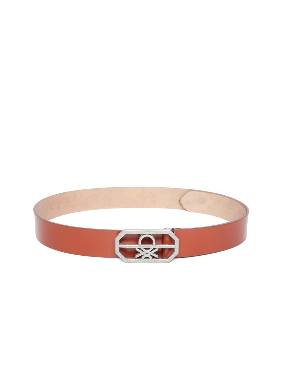 United Colors of Benetton Men Leather Solid Belt