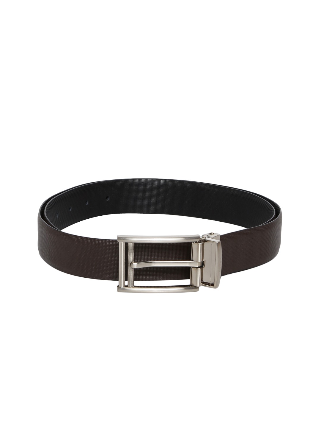 INVICTUS Men Reversible Leather Textured Belt