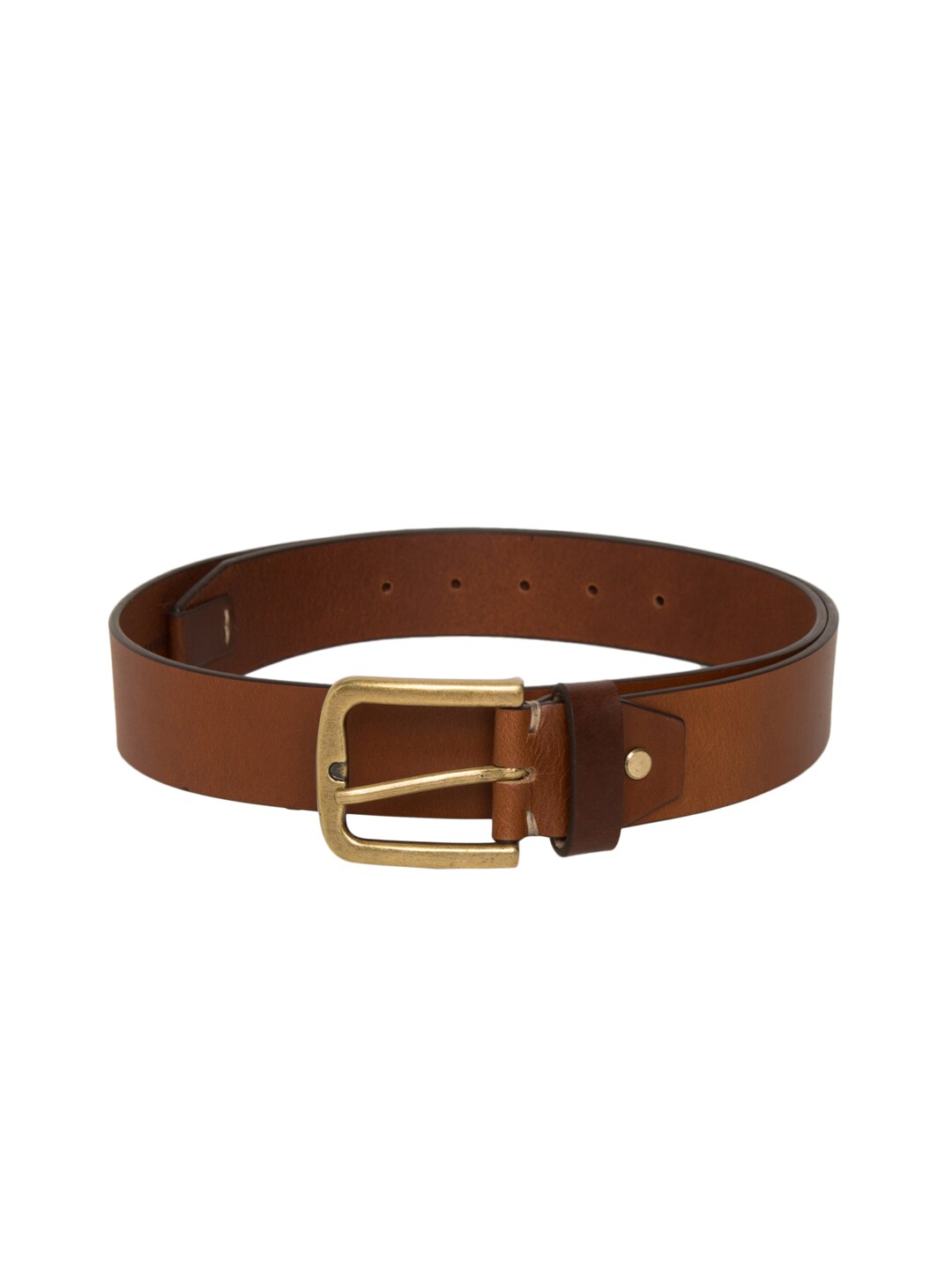 Mast & Harbour Men Solid Leather Belt