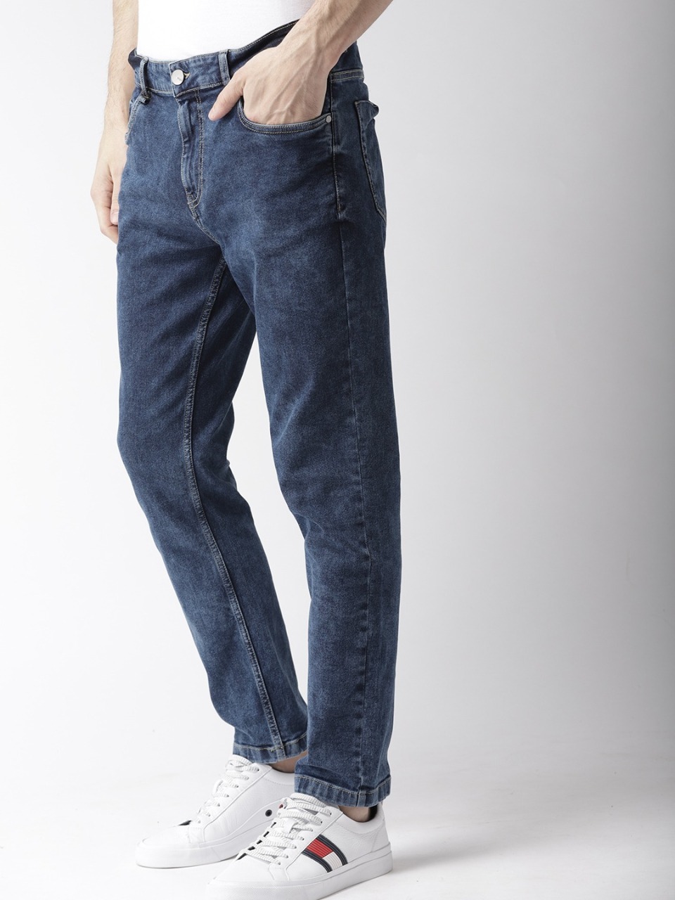 Mast & Harbour Men Skinny Fit Mid-Rise Clean Look Stretchable Jeans