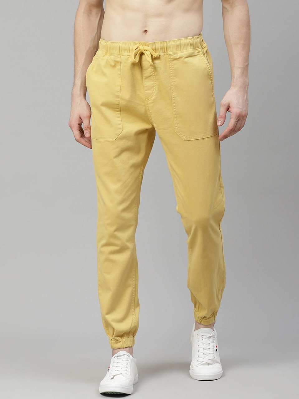 HERE&NOW Men Khaki Trouser