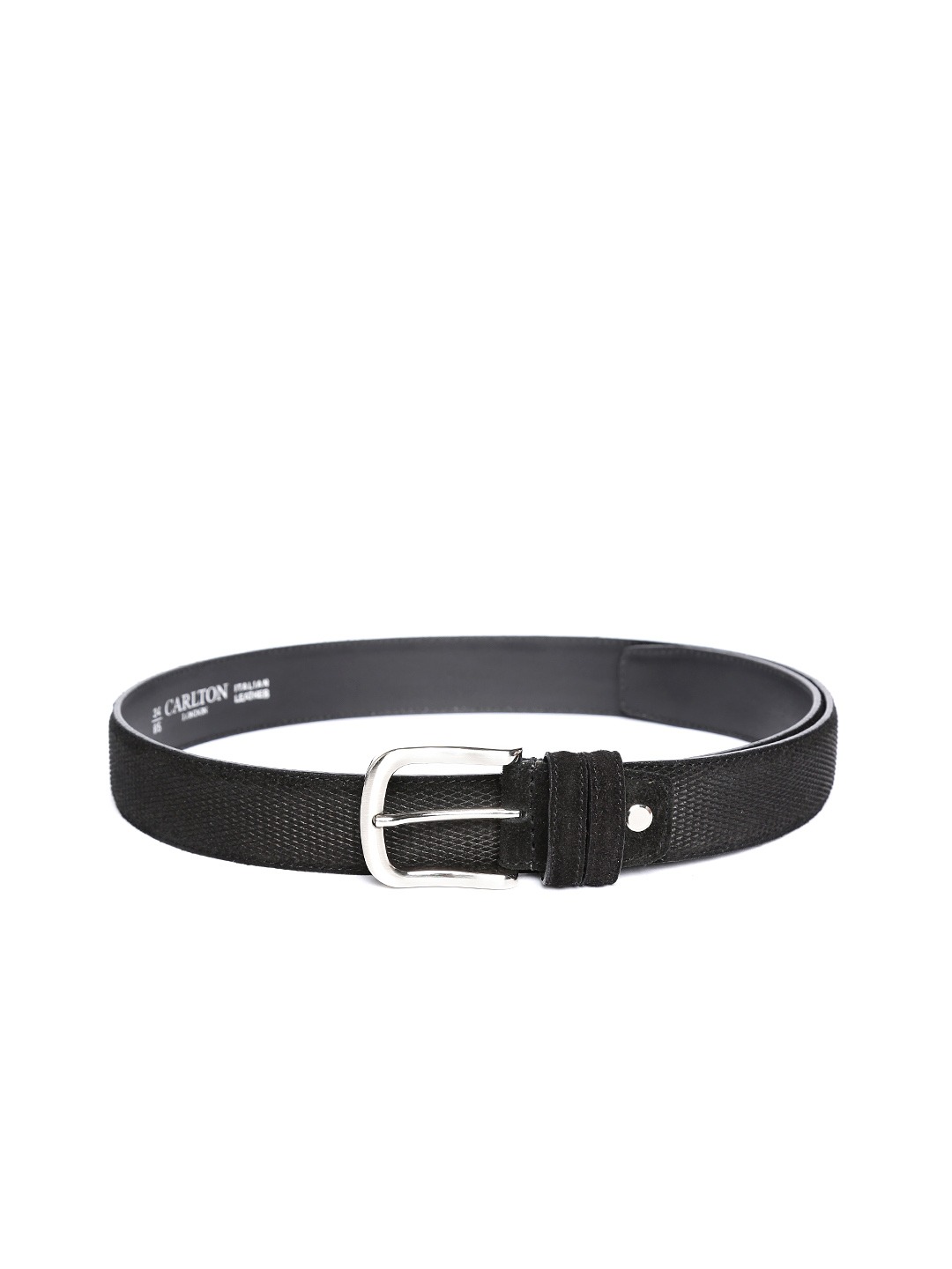 Carlton London Men  Textured Leather Belt