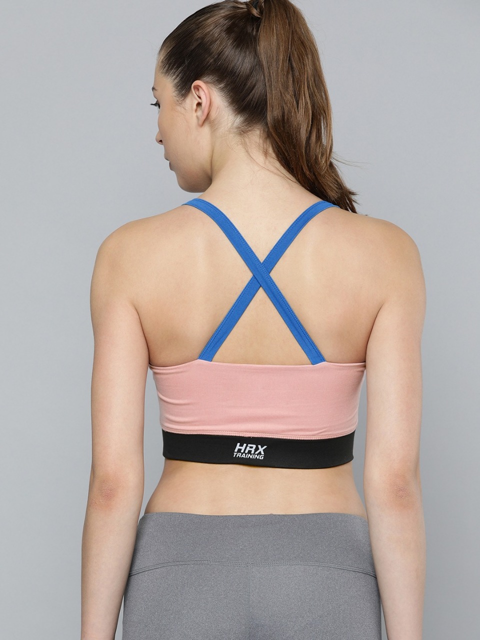 HDC TECHNOLOGY PRIVATE LIMITED  HRX Colourblocked Full Coverage Rapid-Dry  Training Bra