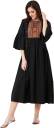 IMARA  Women A-line Black Dress