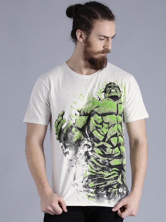 Kook N Keech Marvel Men Printed Round Neck T-shirt