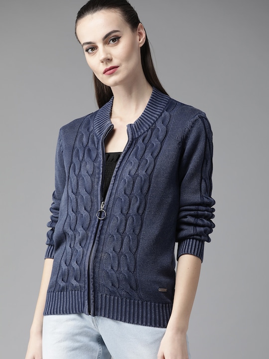  Roadster The Lifestyle Co Women Self Design Cardigan