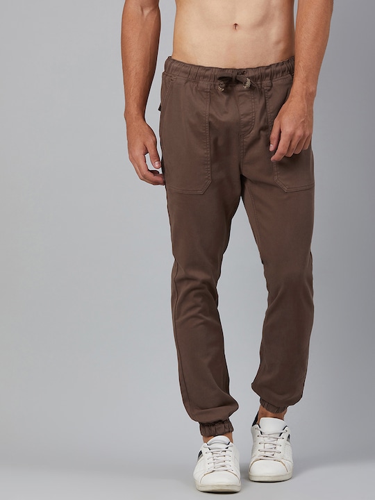 HERE&NOW Men Solid Joggers