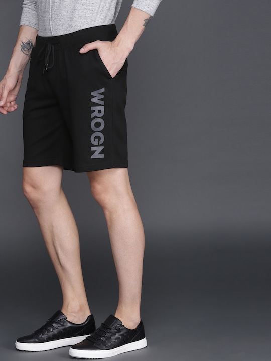 WROGN Men Solid Regular Fit Shorts