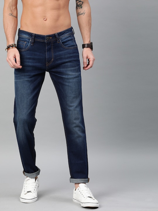 Roadster Men Slim Tapered Fit Stretchable Jeans