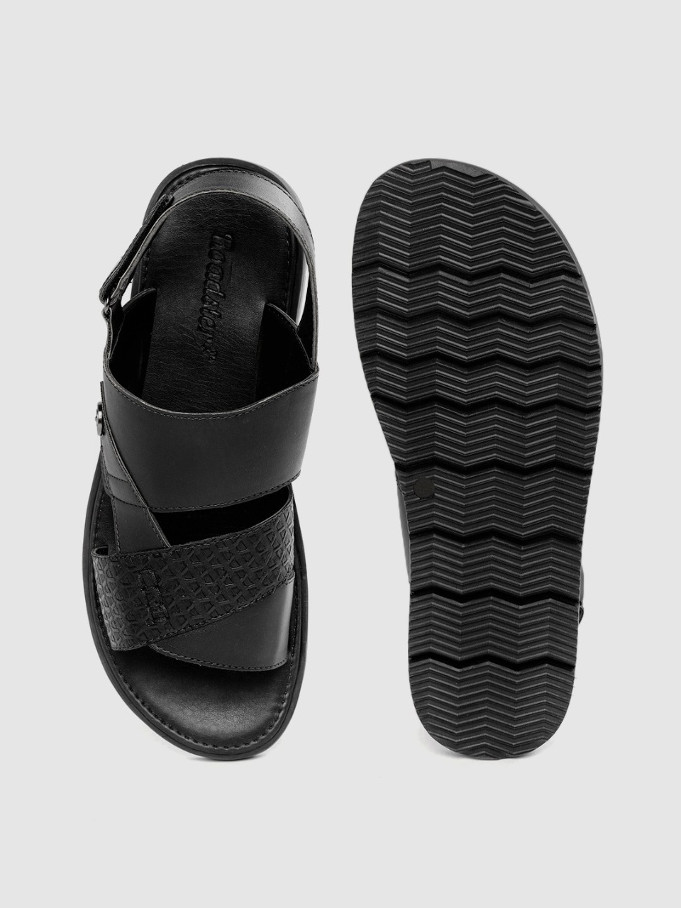 Roadster Men Black Sandals - Price History