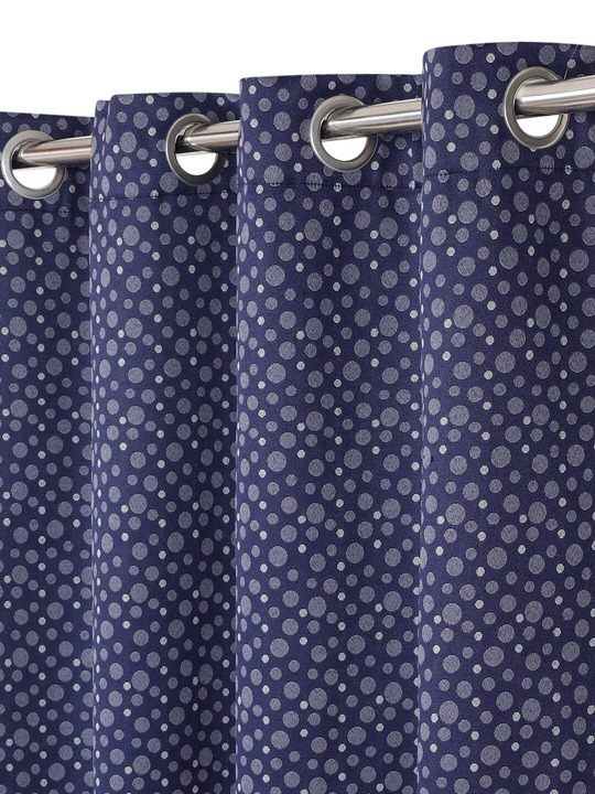 Aura Polka Dots Single Door Curtain