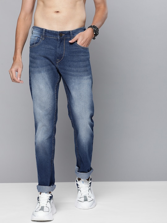 HERE&NOW Men Slim Fit Stretchable Jeans