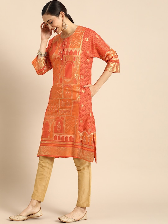 Anouk Women Ethnic Motifs Printed Kurta