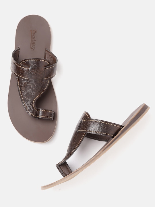  Roadster Men Textured Comfort Sandals