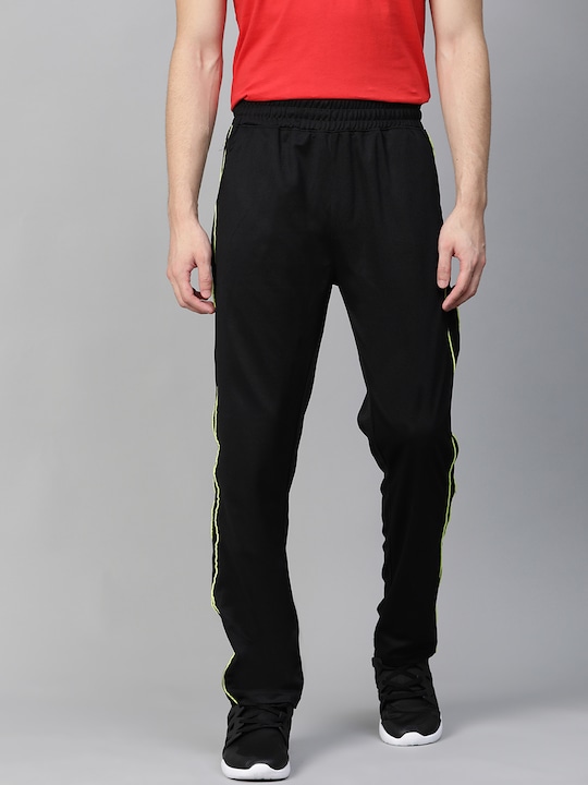 HRX Men Solid Regular Fit Rapid Dry Cricket Track Pants