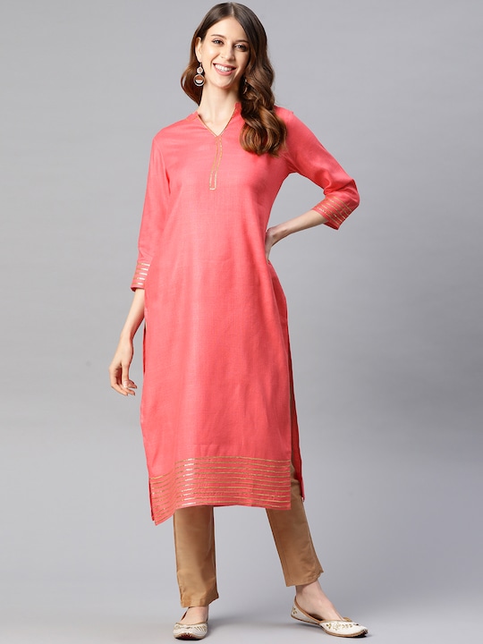  HERE&NOW Women Gotta Patti Kurta