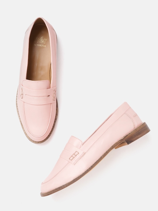 her by invictus Women Solid Penny Loafers