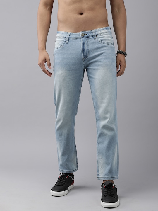 Roadster Men Slim Tapered Fit Light Fade Stretchable Jeans