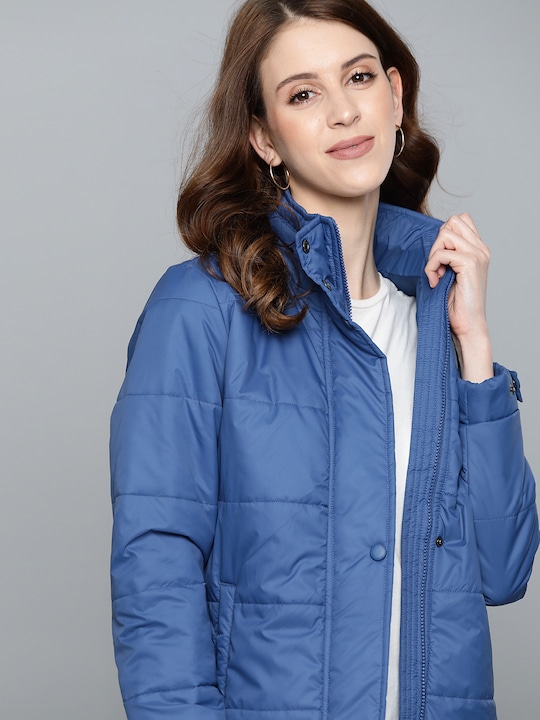 Harvard Women Solid Padded Jacket