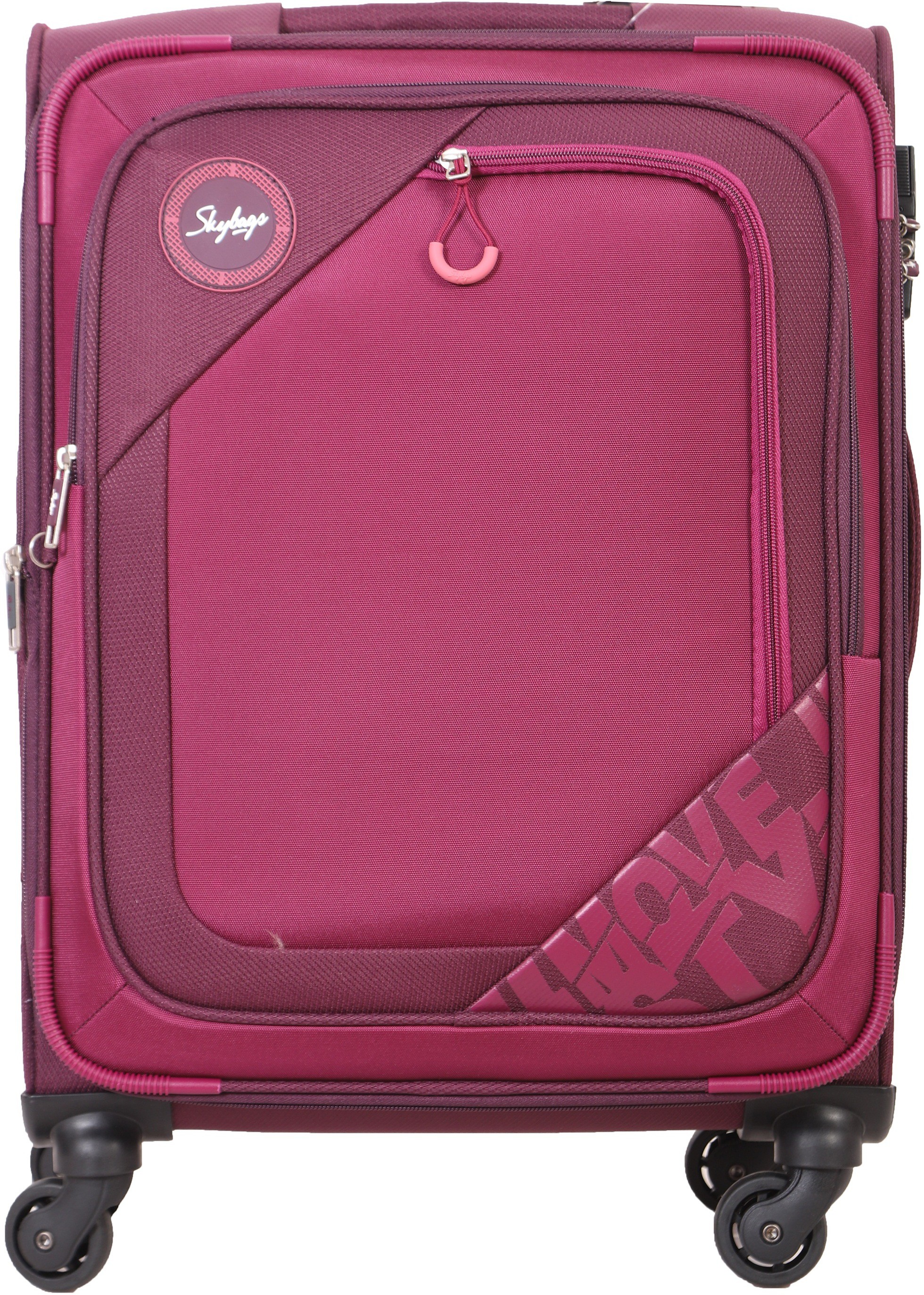 SKYBAGS Small Cabin Suitcase Zumba Lite Soft Trolley