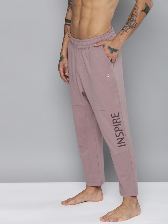 HRX Men Cotton Yoga Sustainable Track Pants