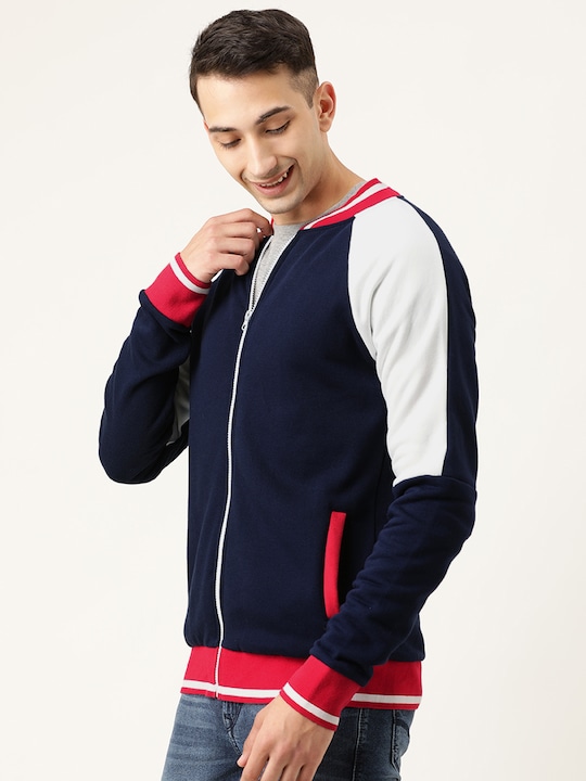 Campus Sutra Men Solid Bomber Jacket