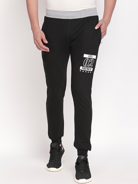 Fitz Men Solid Slim-Fit Track Pants