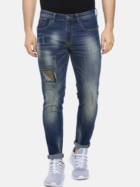  Campus Sutra Men Slim Fit Highly Distressed Jeans