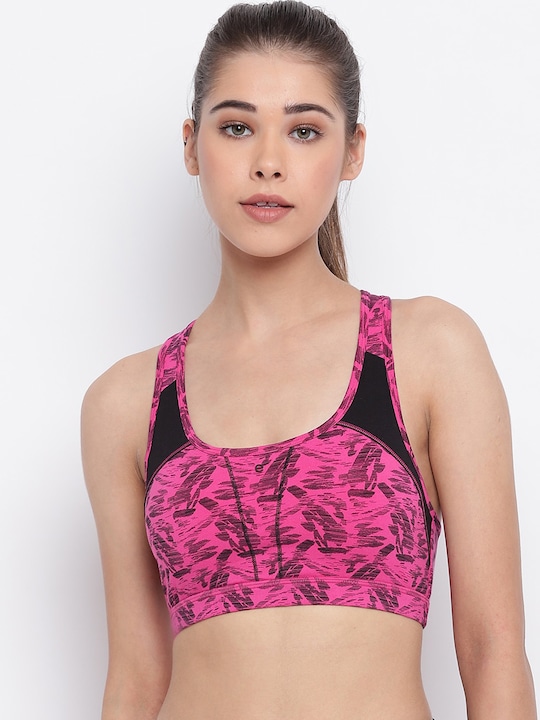 Enamor Non-Wired Removable Pads High Coverage Medium Impact Sports Bra 