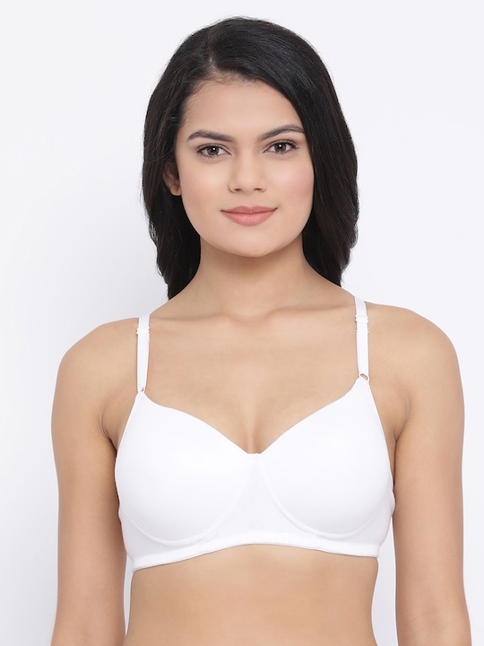 Clovia Solid Non-Wired Lightly Padded T-shirt Bra