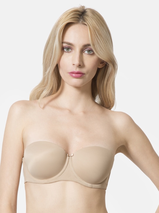 Van Heusen Solid Underwired Lightly Padded 6-Way Strapless Bandeau Bra