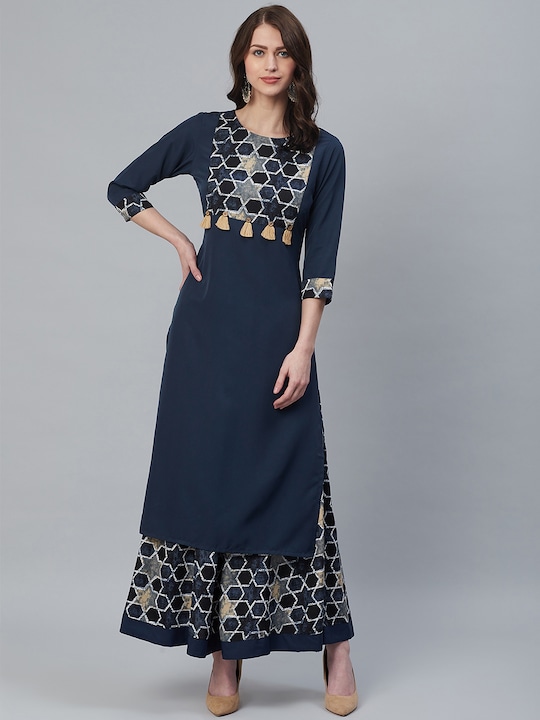 Azira Women Yoke Design Kurta with Palazzos