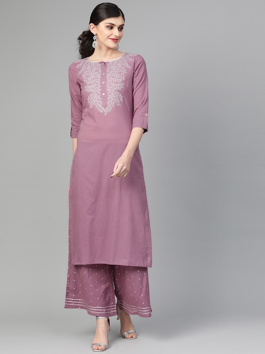  Varanga Women Yoke Design Kurta with Palazzos