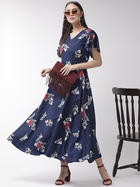 U&F Floral Printed Maxi Dress