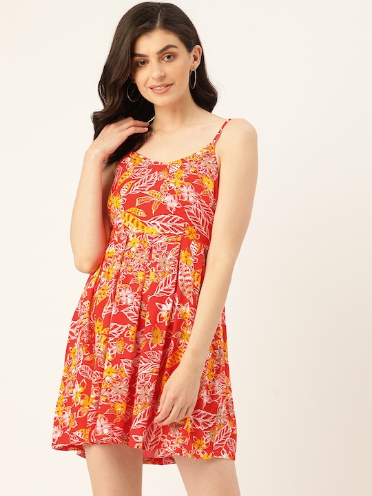 Sera Women Printed A-Line Dress