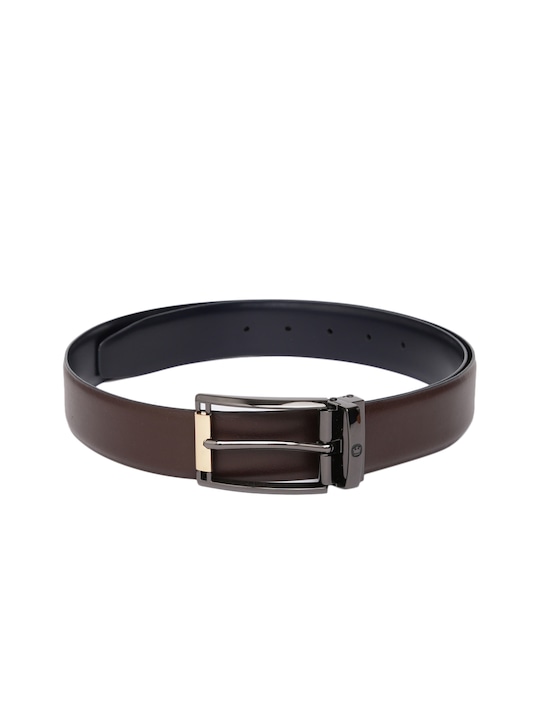 Louis Philippe Men Reversible Solid Leather Belt