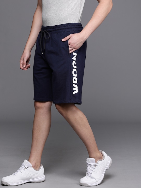 WROGN Men Printed Slim Fit Sports Shorts