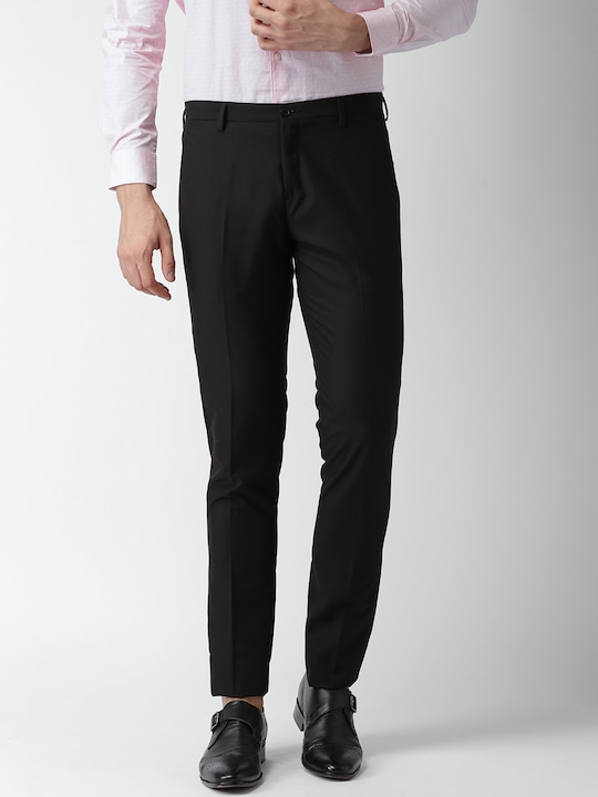 INVICTUS Men Slim Fit Formal Trousers